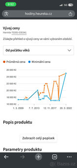 originál bicí hodiny Hermle - 2