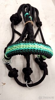 Jezdecká sidepull ohlávka ,  otěže cob nové - 2