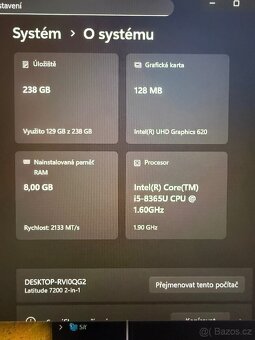 Tablet Windows 11pro i5,8GB rám,256GB ssd - 2