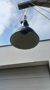 Retro závěsná, průmyslová lampa - 2