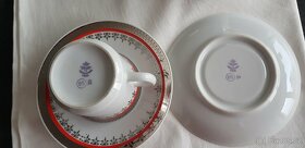 Hrnečky na kávu + podšálky – porcelán Thun VERA - 2