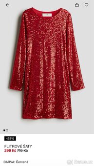 Nové šaty H&M 134/140 , 8-10 let - 2