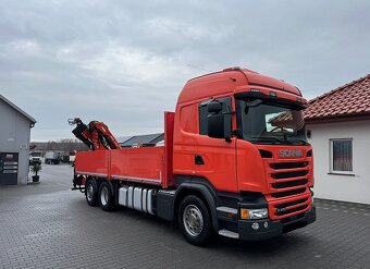 Scania R450 6x2 - valník s hydraulickou rukou - 2
