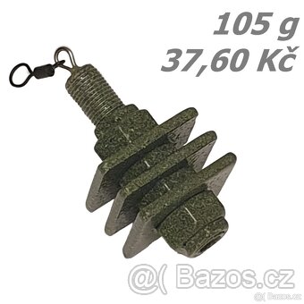 Rybářská krmítka koncová Sendvič kvádr 85-105 g Sleva 20% - 2