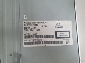 KIA CEED I 6CD MP3 - KIA D1 CDC - BS01 0724 - X96170-1H500 - - 2