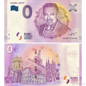 Bankovka Karel Gott 0 Euro Souvenir - 2