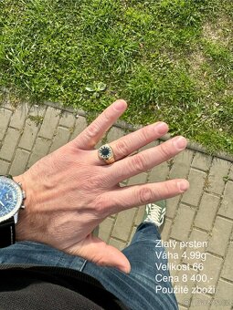 Pánský zlatý prsten 4,99g (1683Kč/g) - 2