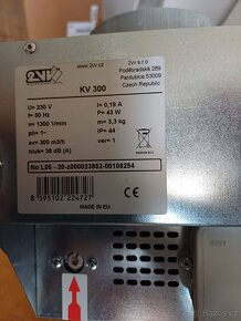 Krbový ventilátor KV 300 + příslušenství - 2