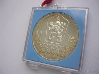 Strieborná pamätná minca 500 Kčs 1987 Josef Lada PROOF - 2