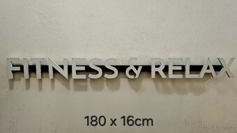 Světelný nápis FITNESS & RELAX - 2