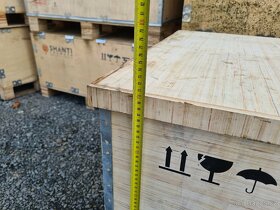 Dřevěné bedny o rozměru  V70,Š 72,D94 - 2