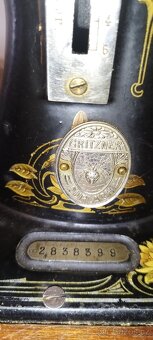 Šicí stroj Gritzner "V" durlach - 2