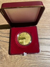 Zlatá mince ČNB 5000 Kč Město Mikulov 2022 PROOF - 2