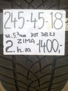 245/45/18 zimni cena je za 2ks celkem - 2