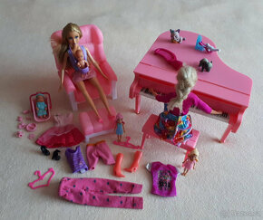 Barbie - panenky, miminka, nábytek, piano a doplňky - 2