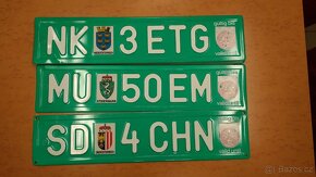 SPZ - Registrační značky - do sbírky - 2