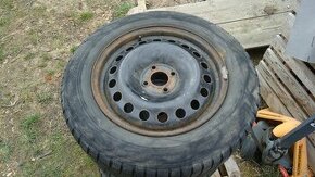 Zimní pneu na diskách, 205/60 R 16,vše za 1200,- - 2