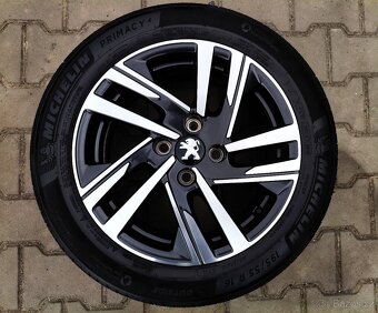 Alu kola originál Peugeot 208 4x108 R16 KRÁSNÁ SADA - 2