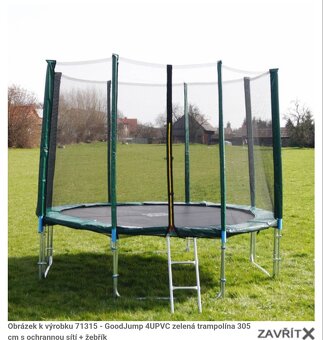Trampolina 305cm GOODJUMP 4UPVC - 2