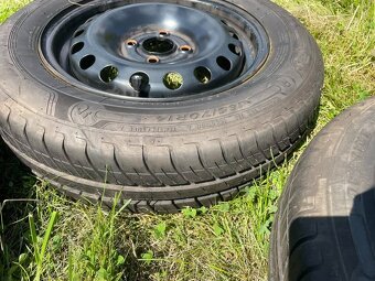 14" plechová kola – 4x100 R14 VW, ŠKODA, OPEL- Letní 80% - 2