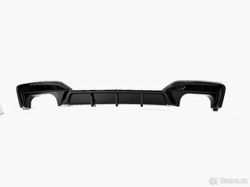 Difuzor na BMW 6 - F06/F12/F13 - černý lesk - 2