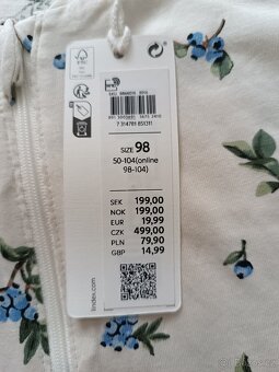 Pyžamo overal Lindex vel. 98 - 2