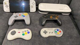 Nintendo Switch OLED, dock, ovladace, pouzdro, hry, SD karta - 2