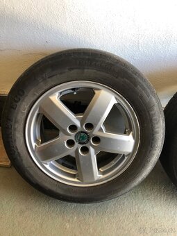4x AL kola Škoda Octavia 1 5x100 bez pneu - 2
