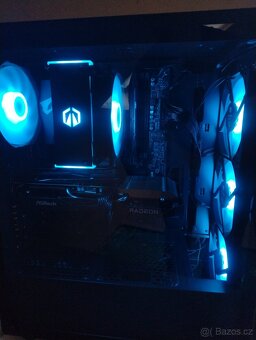 Herní PC – RX 6600 8GB, Ryzen 5, 16GB RAM, RGB – tichý & výk - 2