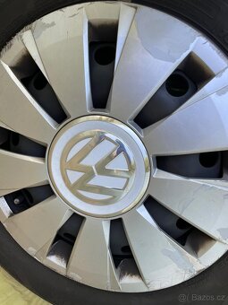 Kola - 4x pneu 4x plech 4x poklice - VW Up (Skoda citigo) - 2
