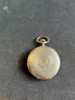 Pánské stříbrné kapení hodinky SCHAFFHAUSEN s černým číselní - 2