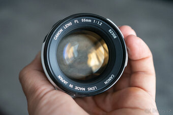Canon FL 55 1.2 + adaptér na sony E mount - 2