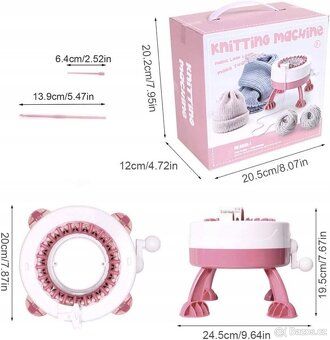 Pletací rotační stroj DIY dětský kruhový - 2