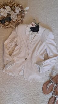 Zara ležérní melírové sako - 2