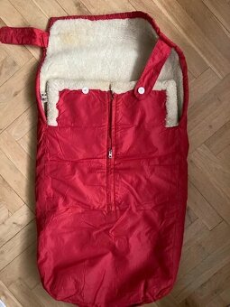 Klasický beránkový fusak do kočárku - 2