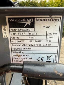 Štípačka dřeva Woodstar - 2