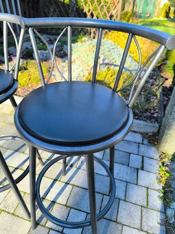 Barová židle - kovová - 2