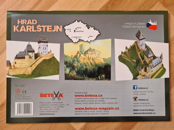 hrad Karlštejn vystřihovánka - 2