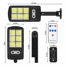 Solární lampa LED venkovní s pohybovým čidlem - 2