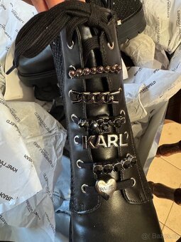Dámská kotníková obuv Karl Lagerfeld - 2