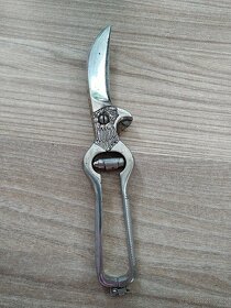 Stylové starožitné nůžky na pečené maso - 2