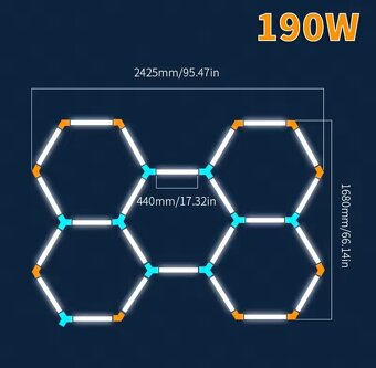 LED osvětlení HEXAGON - 2