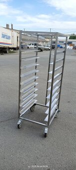 Zavážecí vozík transportní nerezový gastro - 2