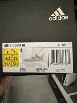 Adidas Ultraboost 1.0 White / Silver Logo - 2