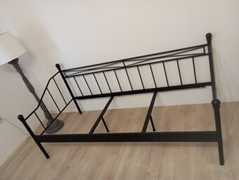 postel 90x200 cm - rám, rošt + matrac - 2