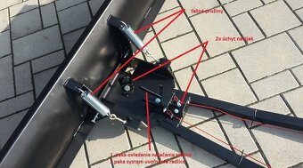 Radlica na ctyrkolku atv pluh na snih click system - 2
