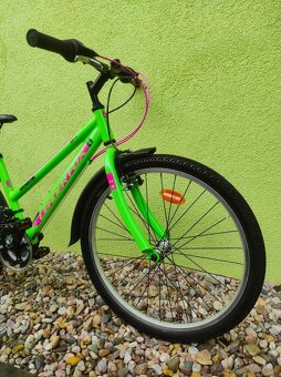 Značkové dětské kolo LEADER FOX 24" (ZELENÁ) - 2