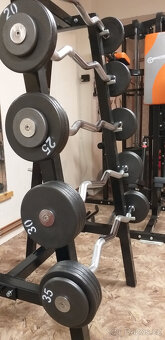 Bicepsová osa pevná váha (rovná, EZ) - NOVÁ - 2