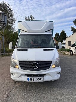Mercedes Sprinter 316cdi, plachta,čelo - 2