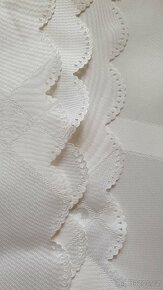 Ubrus bílý NOVÝ s teflonovou úpravou - 2